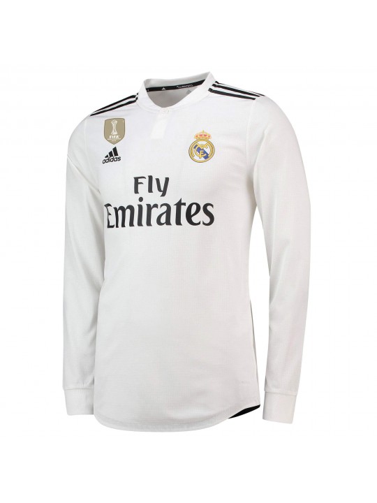 Camiseta de la Primera equipación del Real Madrid 2018-19 de manga larga