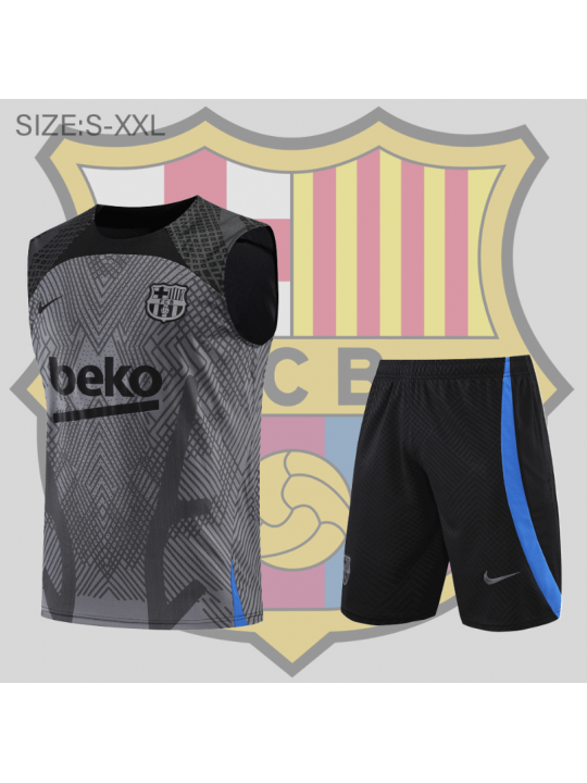 Camiseta De Fútbol Sin Mangas Barcelona 22/23 + Pantalones