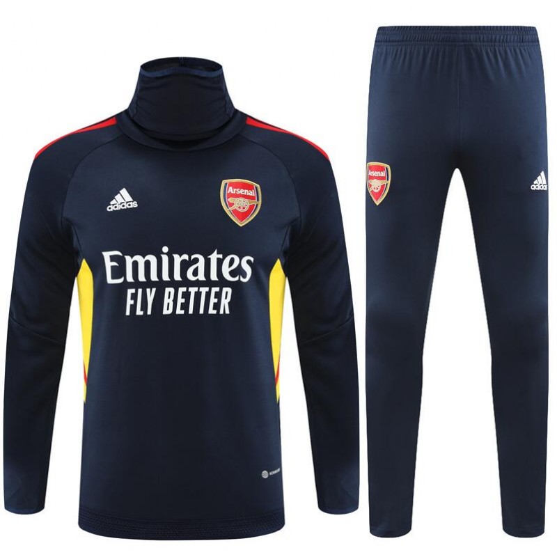 Sudadera Entrenamiento FC Arsenal Azul Real 22/23 Niño