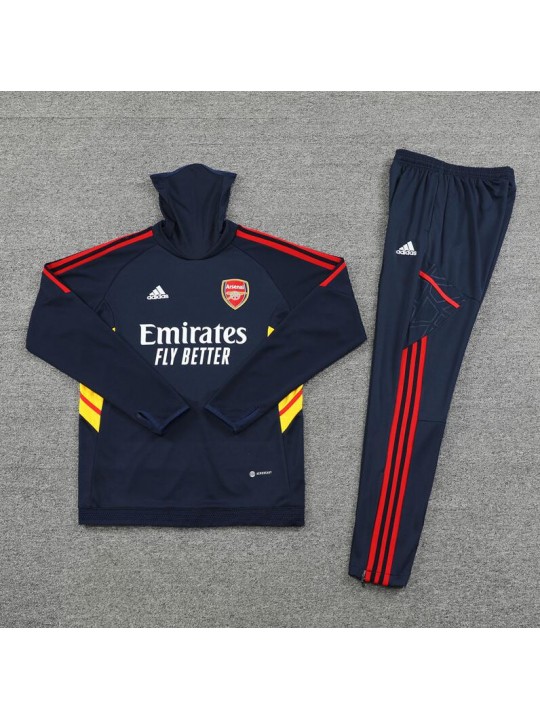 Sudadera Entrenamiento FC Arsenal Azul Real 22/23 Niño