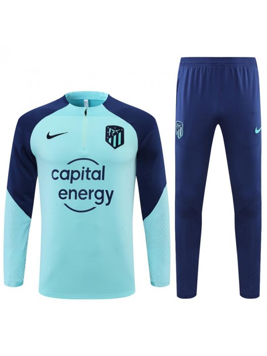 Sudadera Entrenamiento FC Carreras De Caballos Azul Claro 22/23 Niño