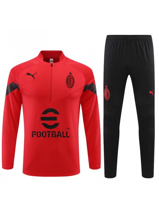 Sudadera Entrenamiento FC AC Rojo 22/23 Niño