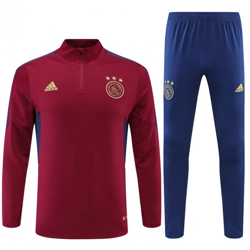 Sudadera Entrenamiento FC Ajax Rojo Jujube 22/23 Niño