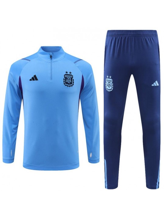 Sudadera Entrenamiento FC Argentina Azul Claro 22/23 Niño