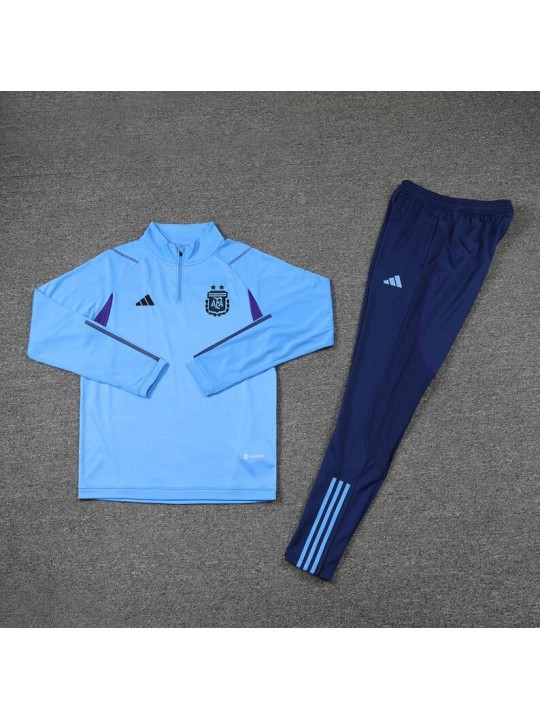 Sudadera Entrenamiento FC Argentina Azul Claro 22/23 Niño