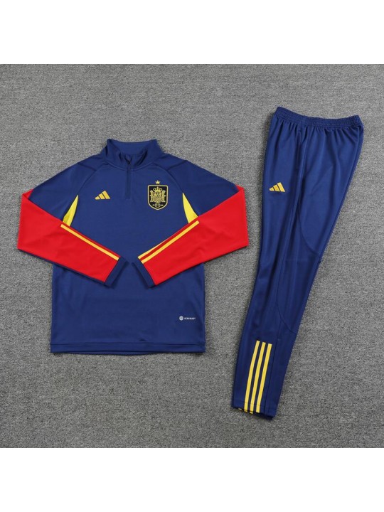 Sudadera Entrenamiento FC España Azul Real 22/23 Niño