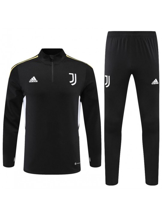 Sudadera Entrenamiento FC Juve Negro 22/23 Niño