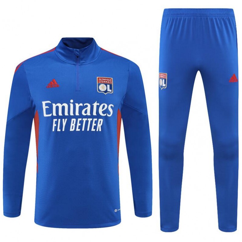 Sudadera Entrenamiento FC Lyon Color Azul 22/23 Niño