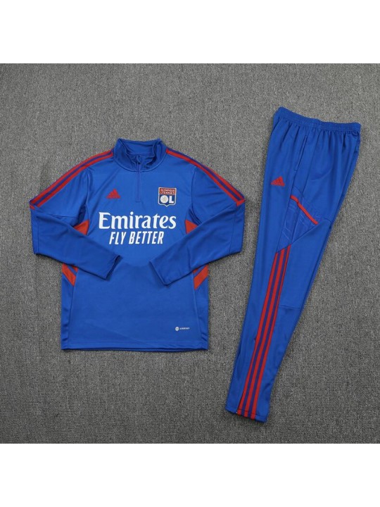 Sudadera Entrenamiento FC Lyon Color Azul 22/23 Niño