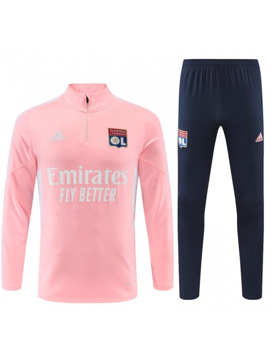 Sudadera Entrenamiento FC Lyon Rosa 22/23 Niño