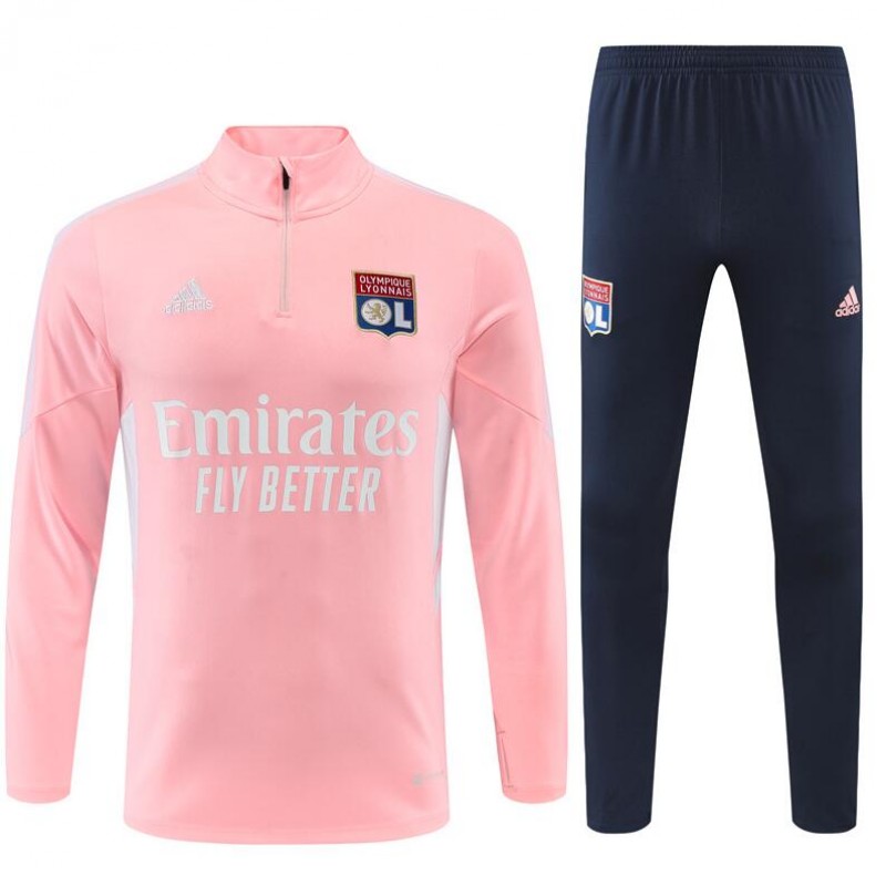 Sudadera Entrenamiento FC Lyon Rosa 22/23 Niño