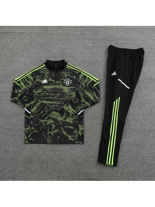 Sudadera Entrenamiento FC Manchester Unido Camuflaje 22/23 Niño