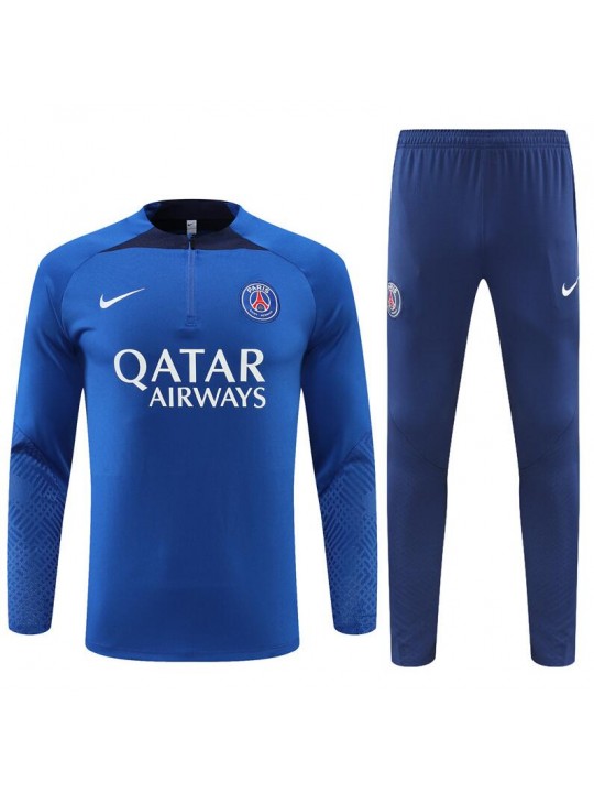 Sudadera Entrenamiento FC París Azul Elegante 22/23