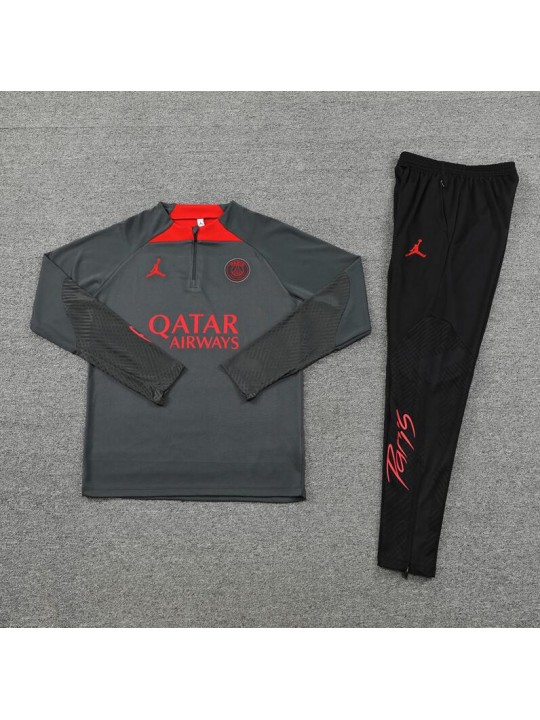 Sudadera Entrenamiento FC París Gris Oscuro 22/23