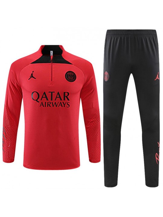 Sudadera Entrenamiento FC París Rojo 22/23