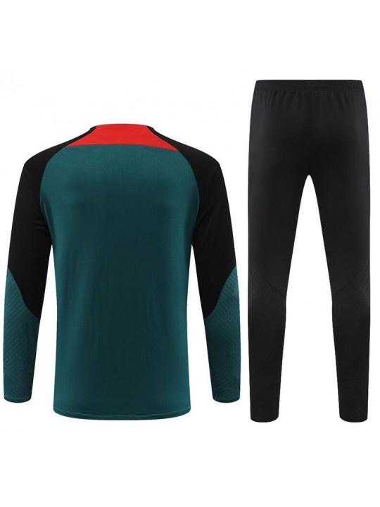 Sudadera Entrenamiento FC París Verde Oscuro 22/23