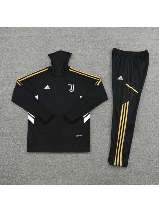 Sudadera Entrenamiento FC Juventus Negro 22/23 Niño