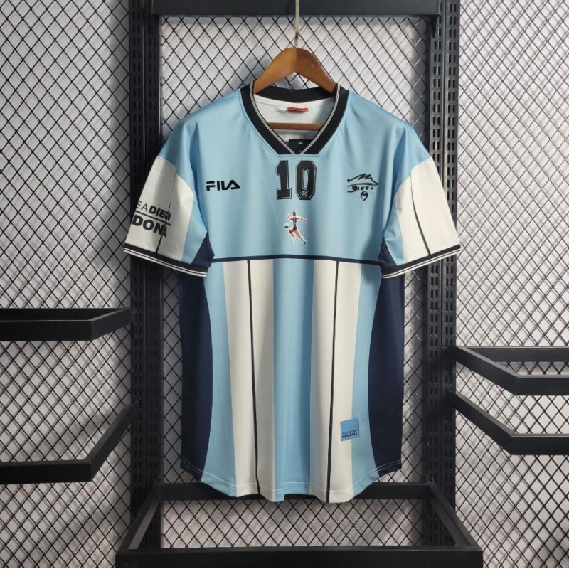 Camiseta Retro 10 Argentina Maradona Retirement Commemorative Edition