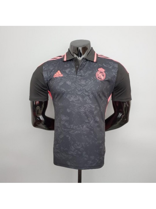 CAMISETA POLO REAL MADRID 2021/22 NEGRO