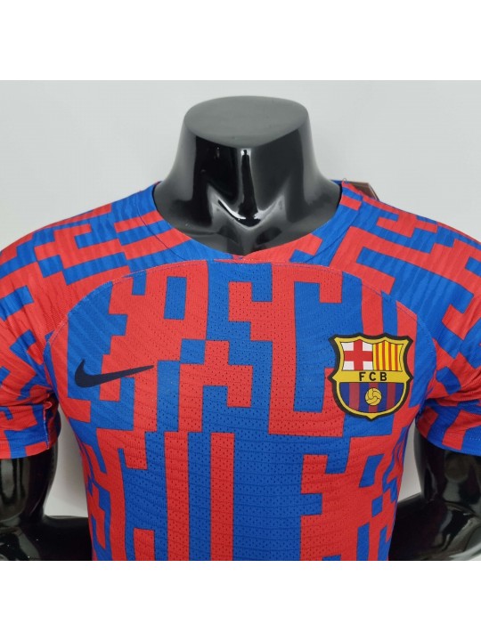 Camiseta 22/23 Barcelona Player Version Pre-Match