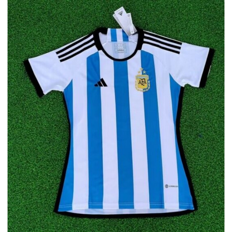 Camiseta Argentina Primera Equipación 2022 3 estrellas Mujer