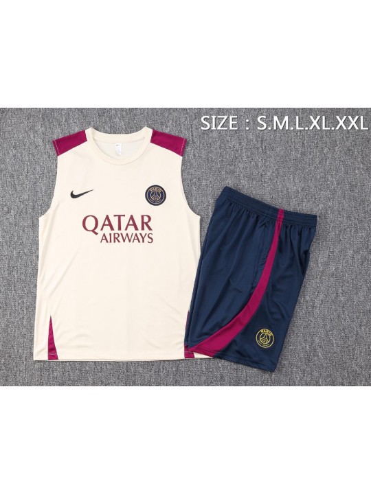 Camiseta De Fútbol Sin Mangas PSG 23/24 + Pantalone