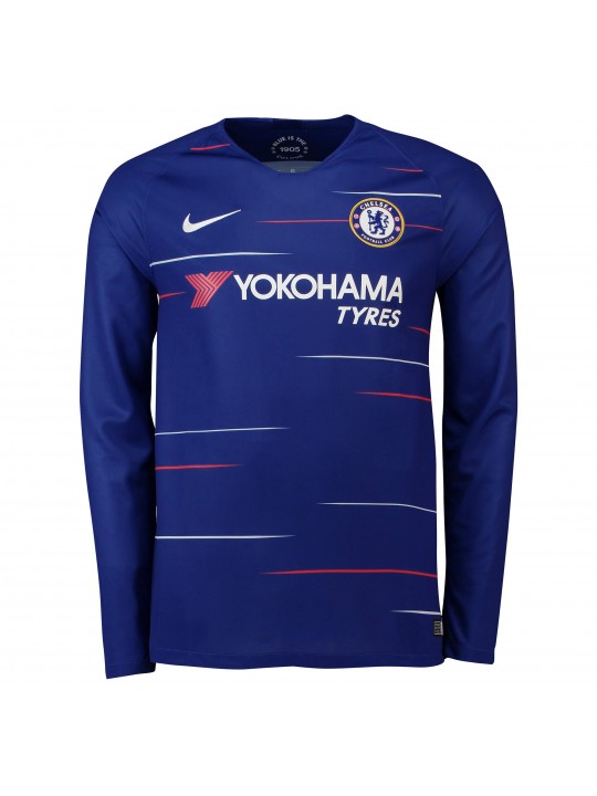 Camiseta Stadium de la equipación local del Chelsea 2018-19 de manga larga