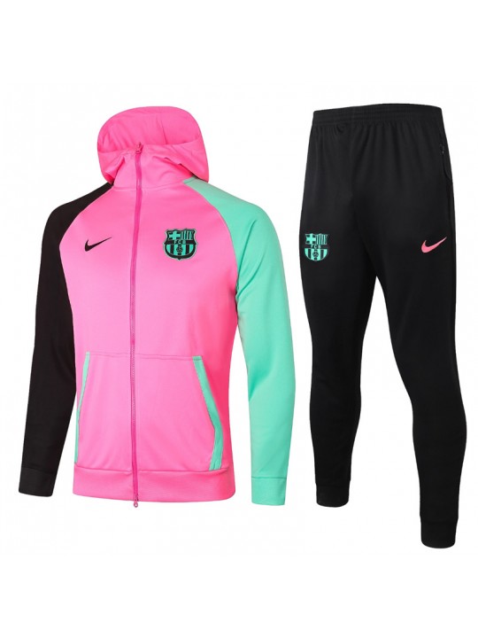 Chandal Fc Barcelona Paseo 2021 Rosado