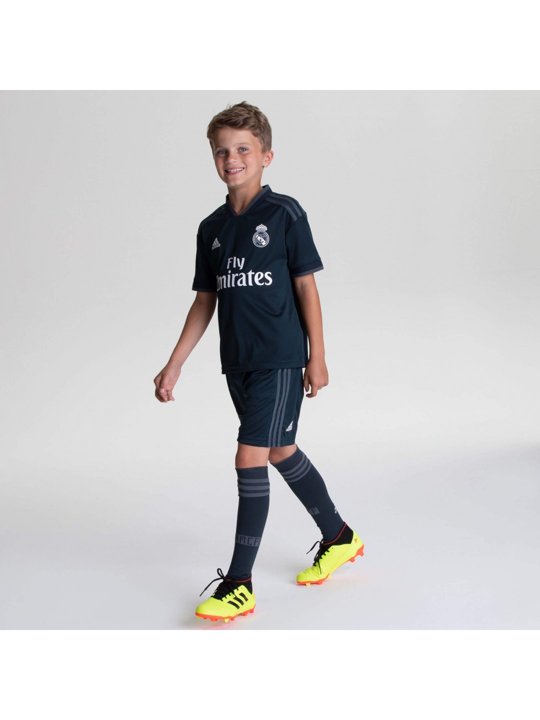 absorción cómo inyectar Comprar Camiseta de la Segunda equipación del Real Madrid 2018-19 para  niños Baratas