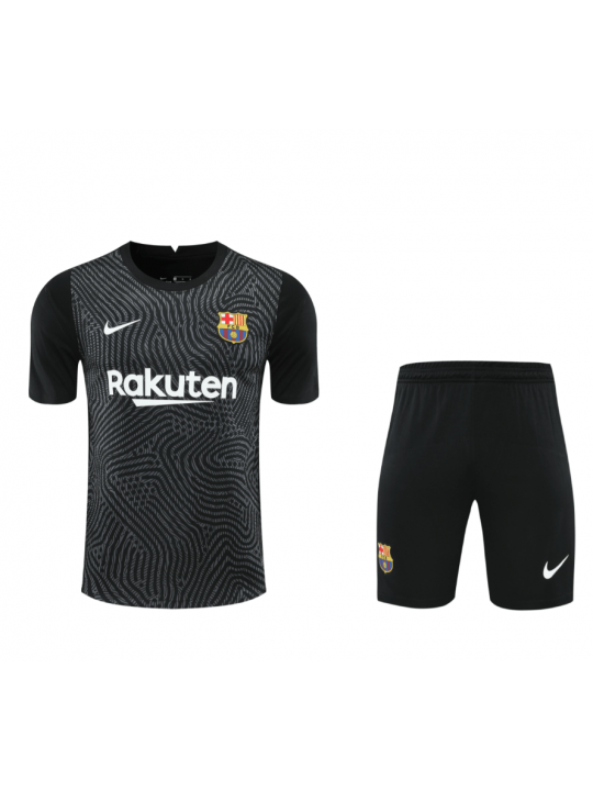 Camiseta Portero Barcelona 2021 Negro